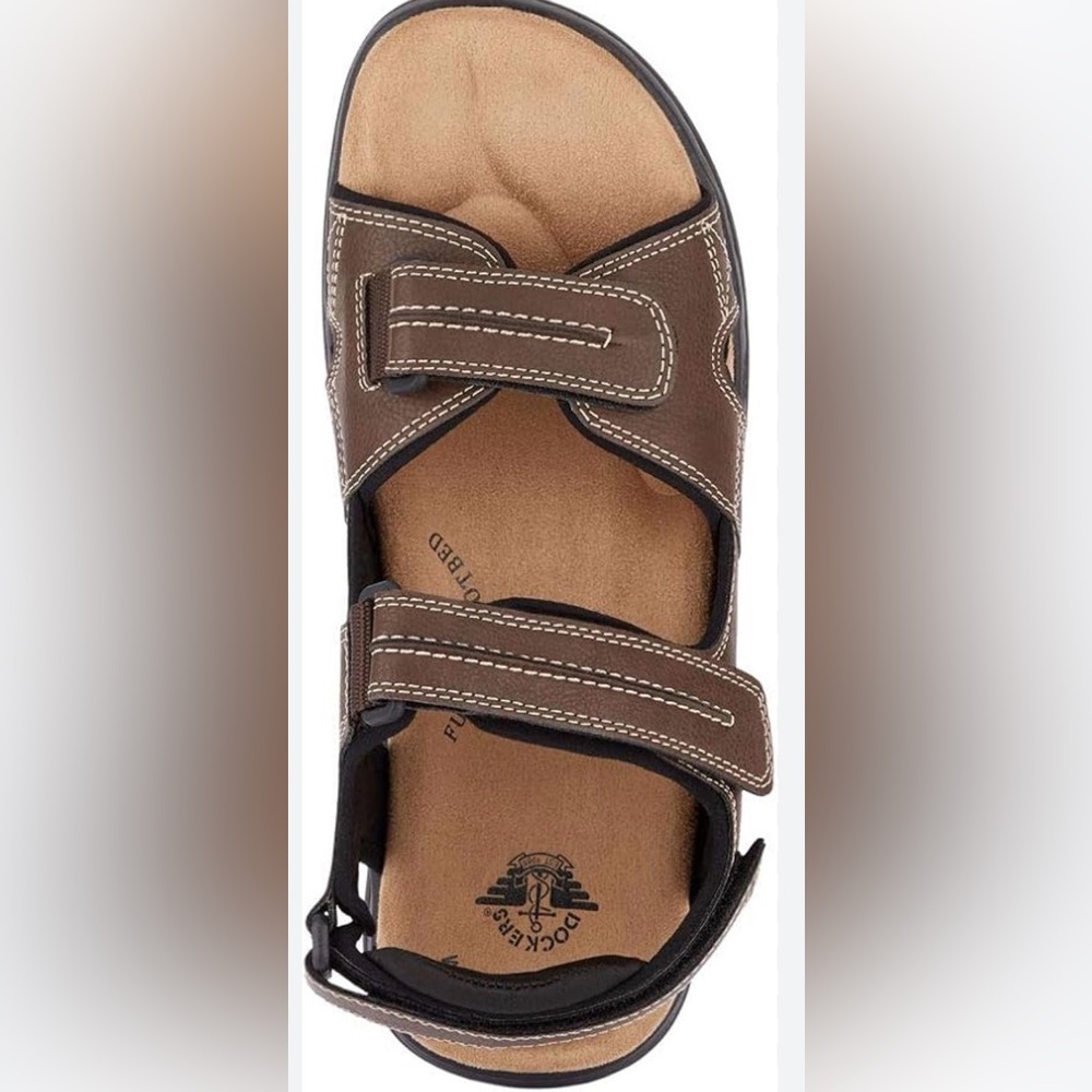 Dockers‎ Brown Adjustable Men's Sandals